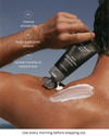 “Men applying Mensco SPF moisturiser for UV protection and radiant skin”