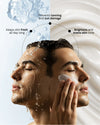 “Two step men’s skincare routine from Mensco Daily Protection Kit for clean and protected skin”