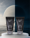 Mensco AM and PM essentials kit for men featuring SPF day cream and retinol night cream