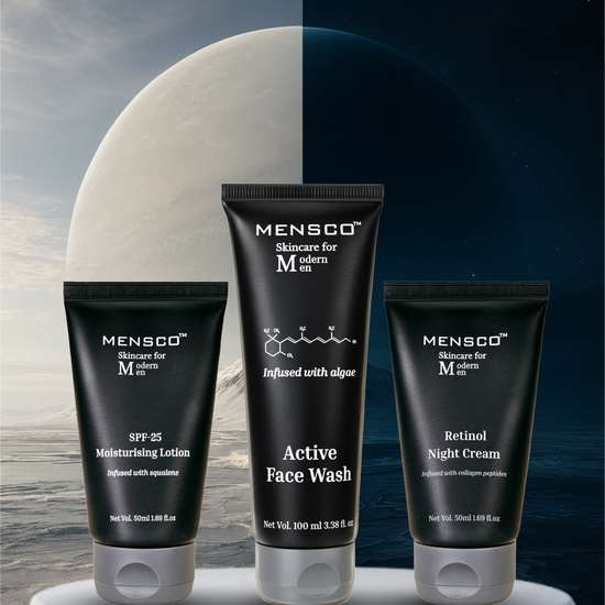 Mensco complete men’s skincare bundle for detox, hydration and anti ageing