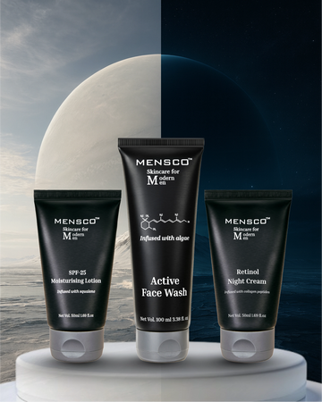 Mensco complete men’s skincare bundle for detox, hydration and anti ageing