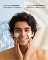 “Three step men’s skincare routine with cleanser, moisturiser and night cream by Mensco”