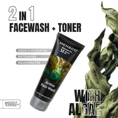 Revitalizing Active Face Wash with Algae